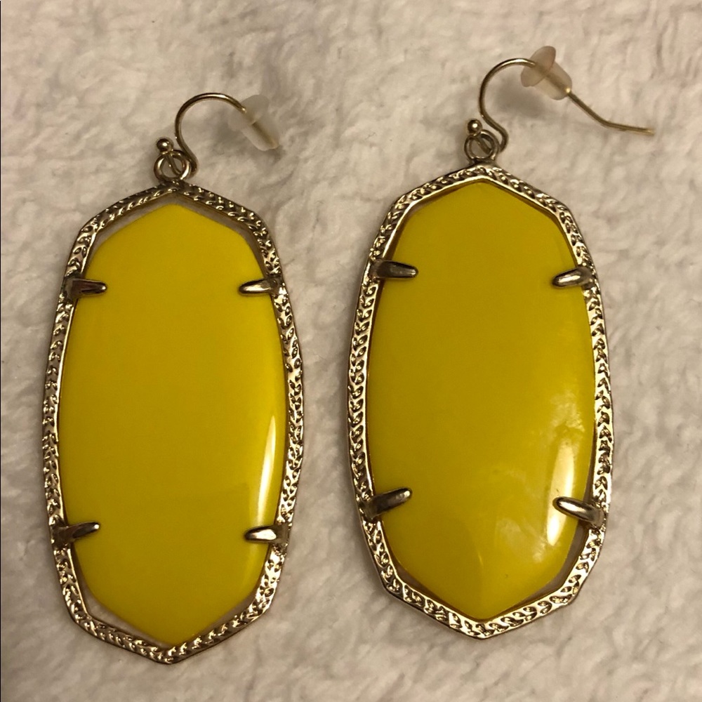 Danielle earrings - yellow/gold